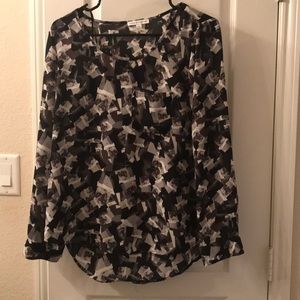 Abstract style work blouse only 8.00